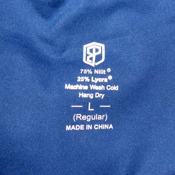 Born Primitive Straight Leg Yoga Pant Large Regular Inseam Blue Depths - Picture 7 of 8